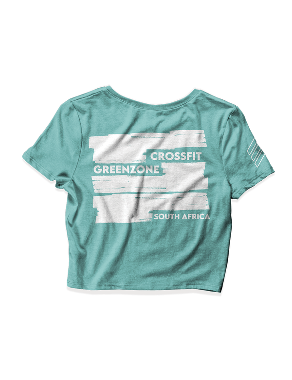 Ladies Sage Crop Tops - Athlete - Greenzone