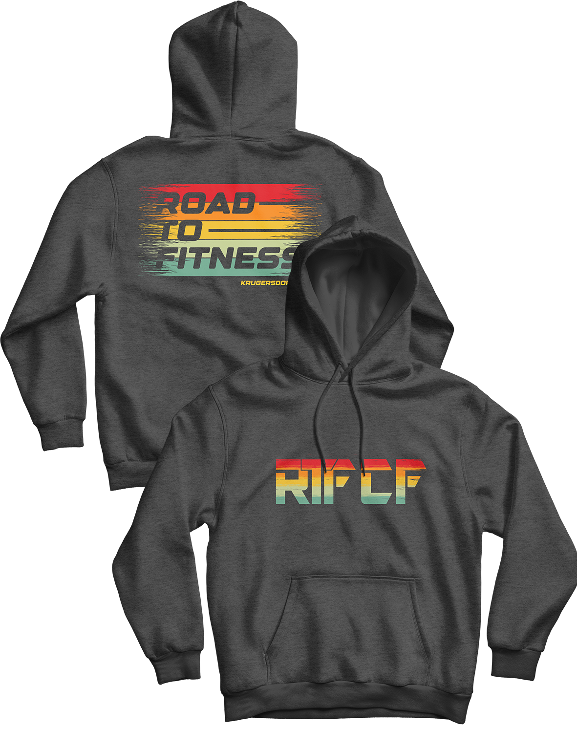 Unisex Hoodie 280g - Road to Fitness - RTF Krugersdorp