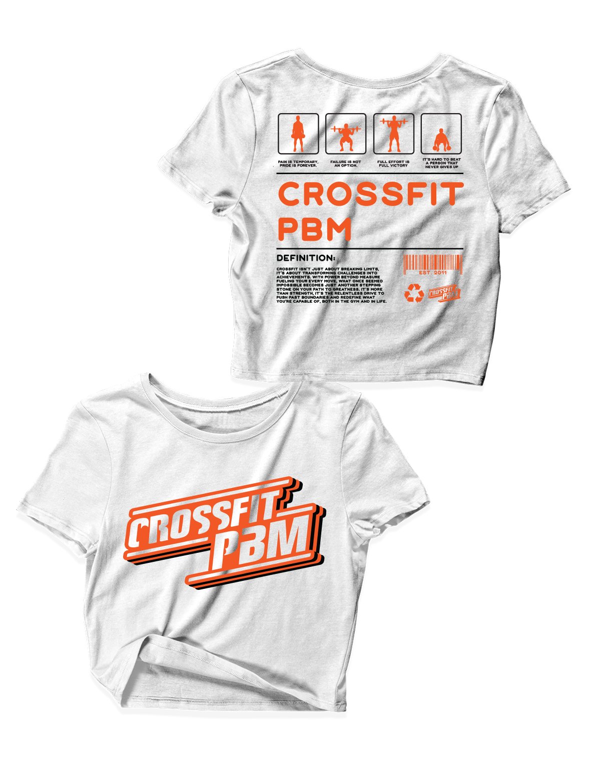 Ladies Crop Tops - CrossFit Ingredients - PBM - AMRAP INDUSTRIES