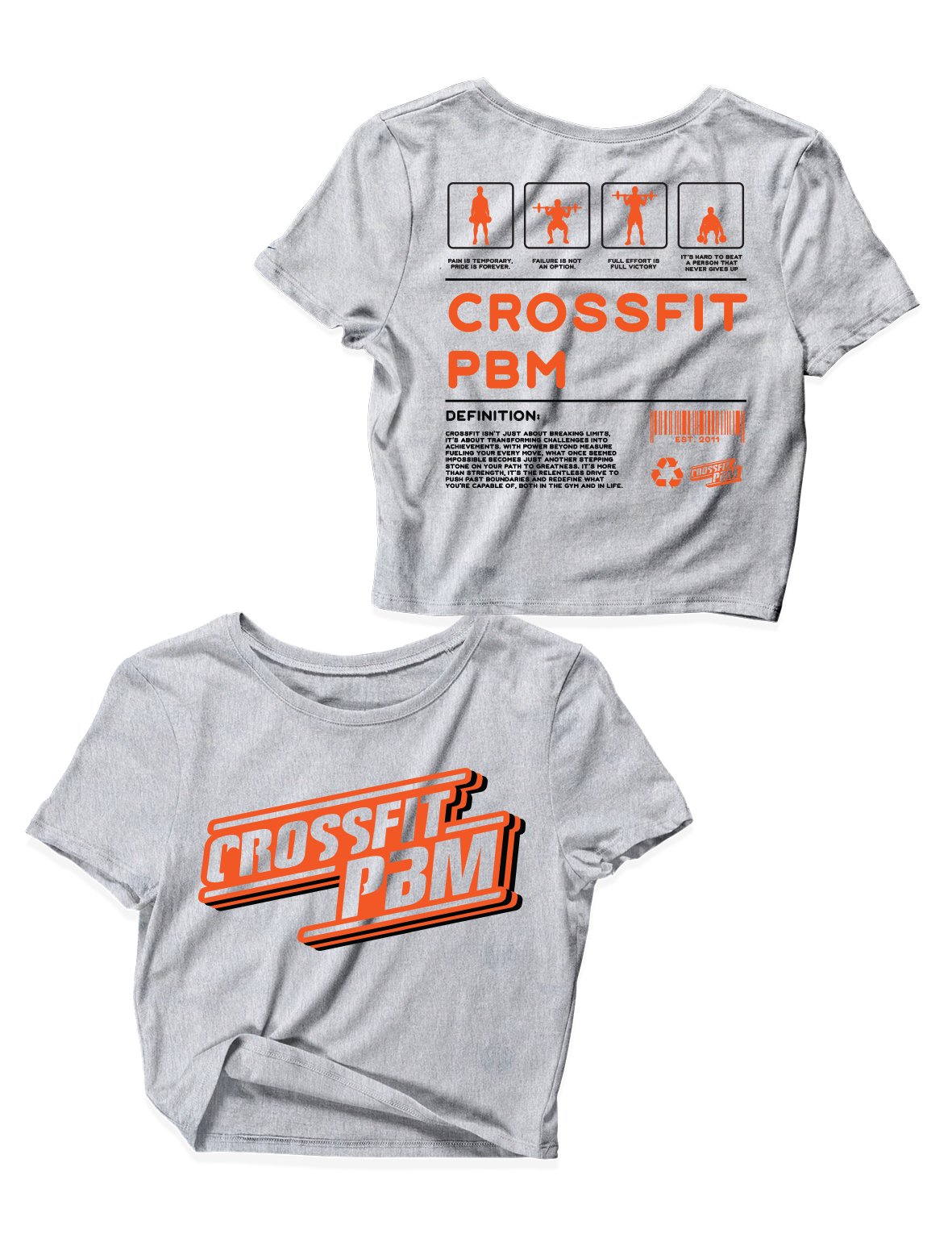 Ladies Crop Tops - CrossFit Ingredients - PBM - AMRAP INDUSTRIES