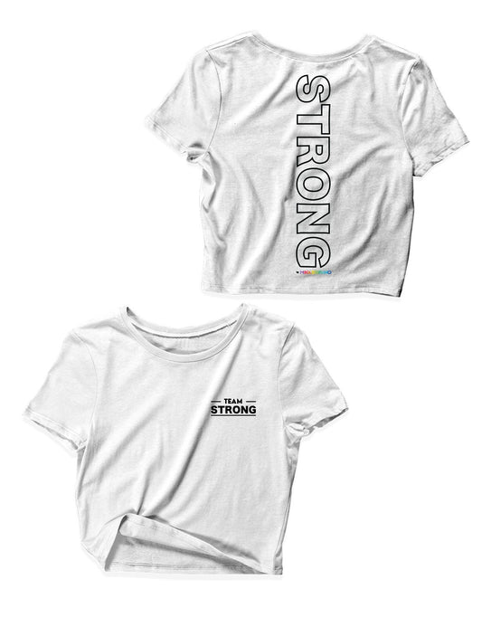 Ladies Crop Tops - Team Strong - Strong by Mika Stefano - AMRAP INDUSTRIES