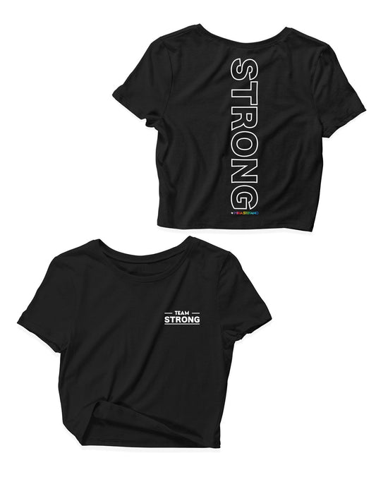 Ladies Crop Tops - Team Strong - Strong by Mika Stefano - AMRAP INDUSTRIES