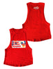 Ladies Muscle Tank Tops - Coral - PBM - AMRAP INDUSTRIES