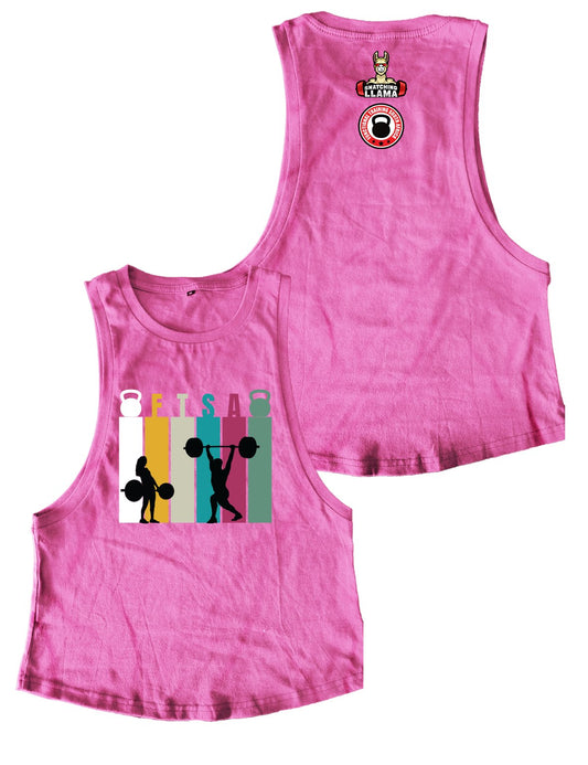 Ladies Muscle Tank Tops - FTSA Snatch - Snatching Llama - AMRAP INDUSTRIES