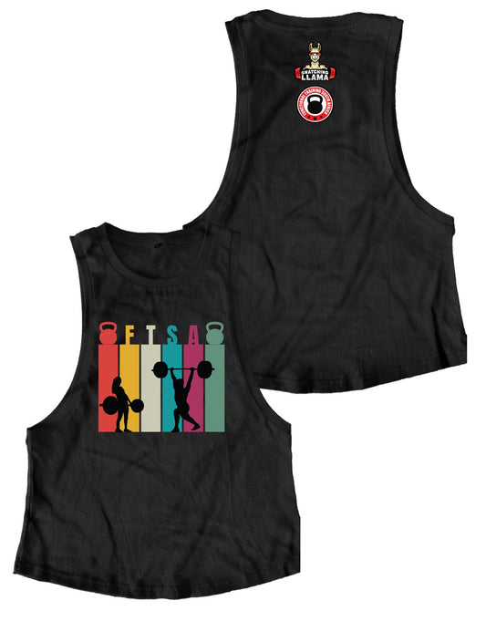 Ladies Muscle Tank Tops - FTSA Snatch - Snatching Llama - AMRAP INDUSTRIES