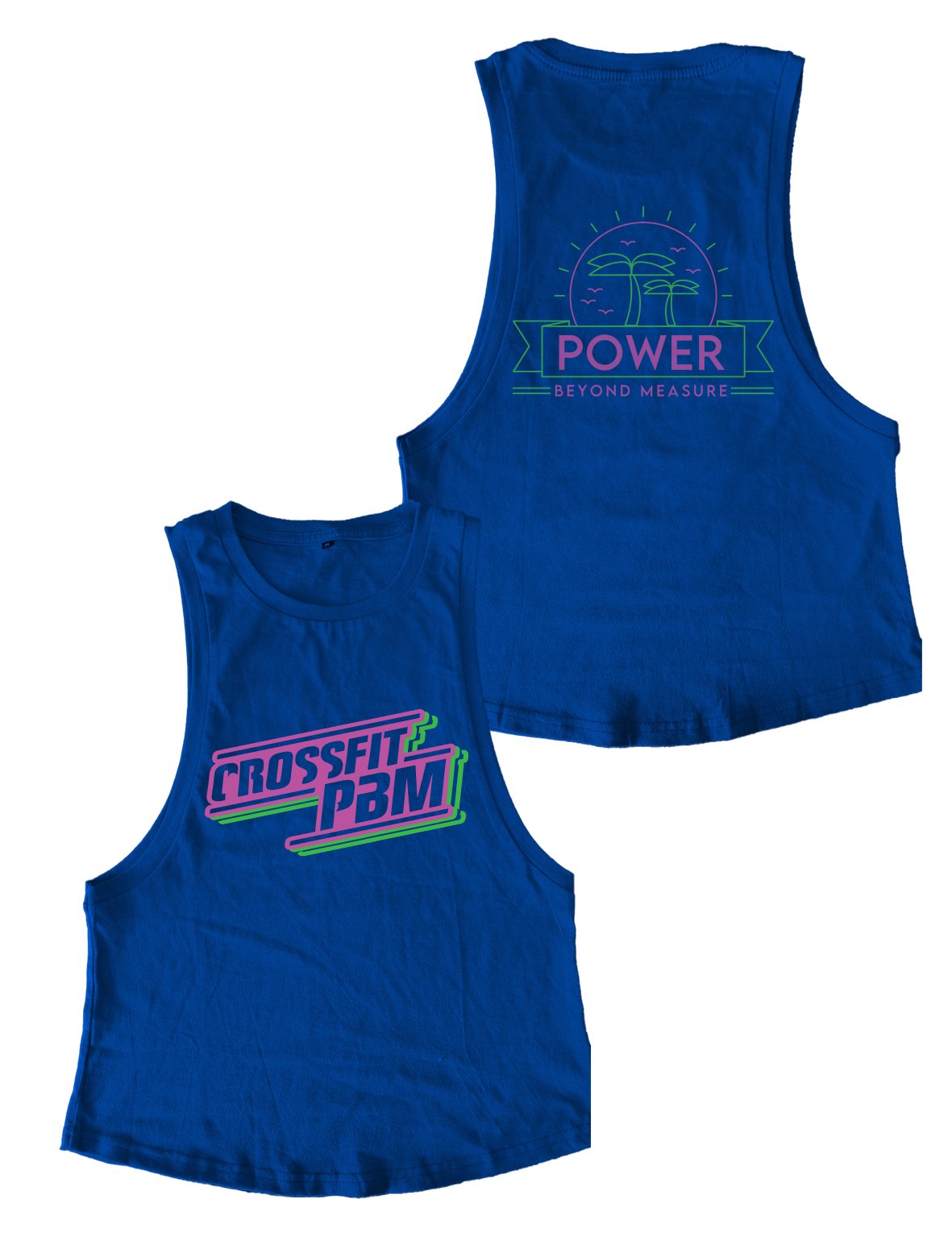 Ladies Muscle Tank Tops - Palms - PBM - AMRAP INDUSTRIES