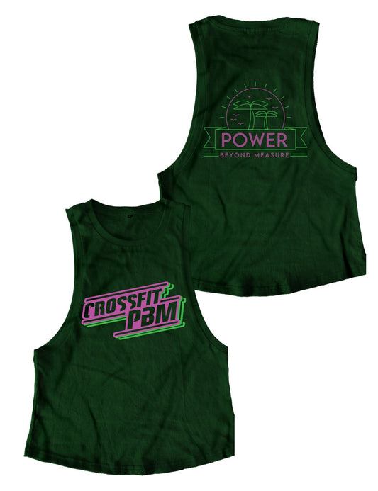 Ladies Muscle Tank Tops - Palms - PBM - AMRAP INDUSTRIES