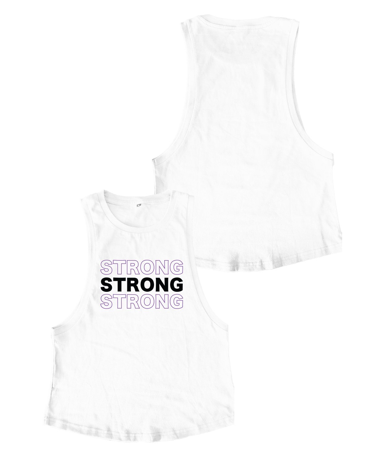 Ladies Muscle Tank Tops - Strong - Strong by Mika Stefano - AMRAP INDUSTRIES