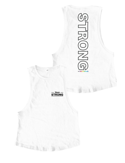 Ladies Muscle Tank Tops - Team Strong - Strong by Mika Stefano - AMRAP INDUSTRIES