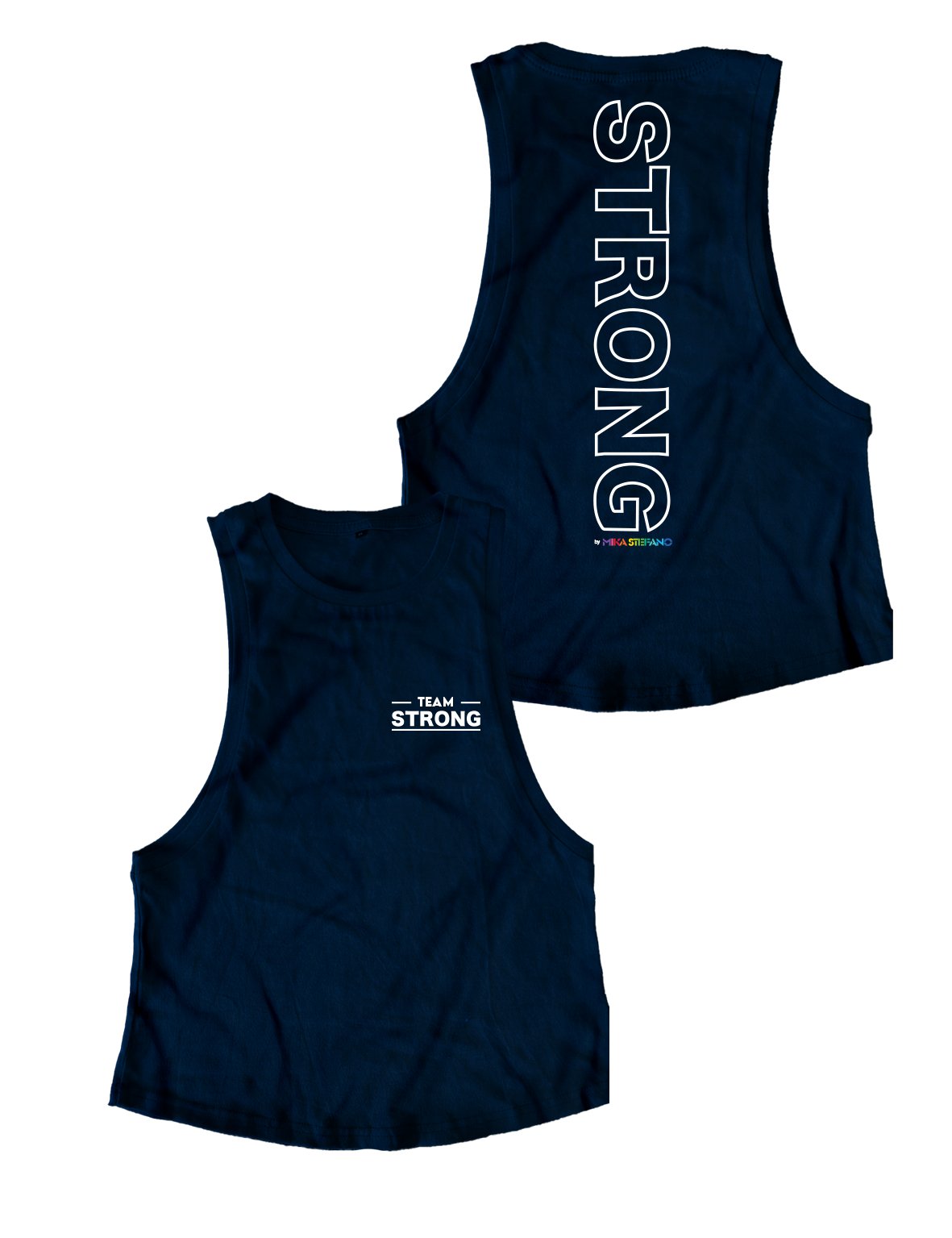 Ladies Muscle Tank Tops - Team Strong - Strong by Mika Stefano - AMRAP INDUSTRIES