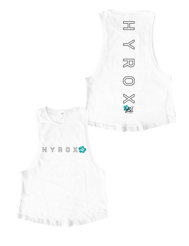 Ladies Muscle Tanks - Hyrox Outlined - CrossFit Ballito - AMRAP INDUSTRIES