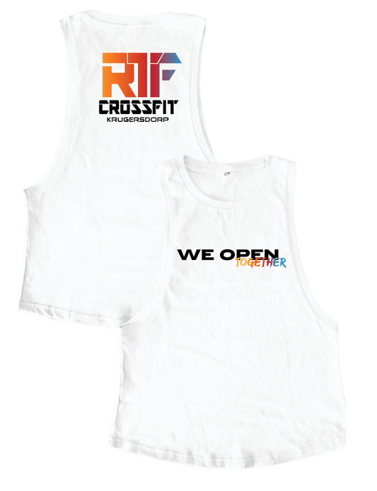 Ladies Muscle Top - We Open Together - RTF CF - AMRAP