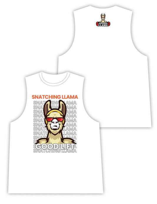 Mens Sleeveless Vest - Good Lift - Snatching Llama - AMRAP INDUSTRIES