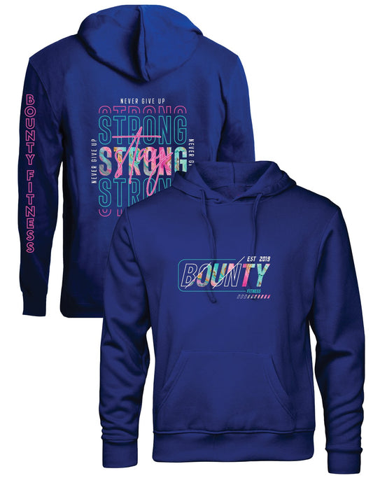 Unisex Base Hoodie - Pink & Teal - Bounty Fitness - AMRAP INDUSTRIES