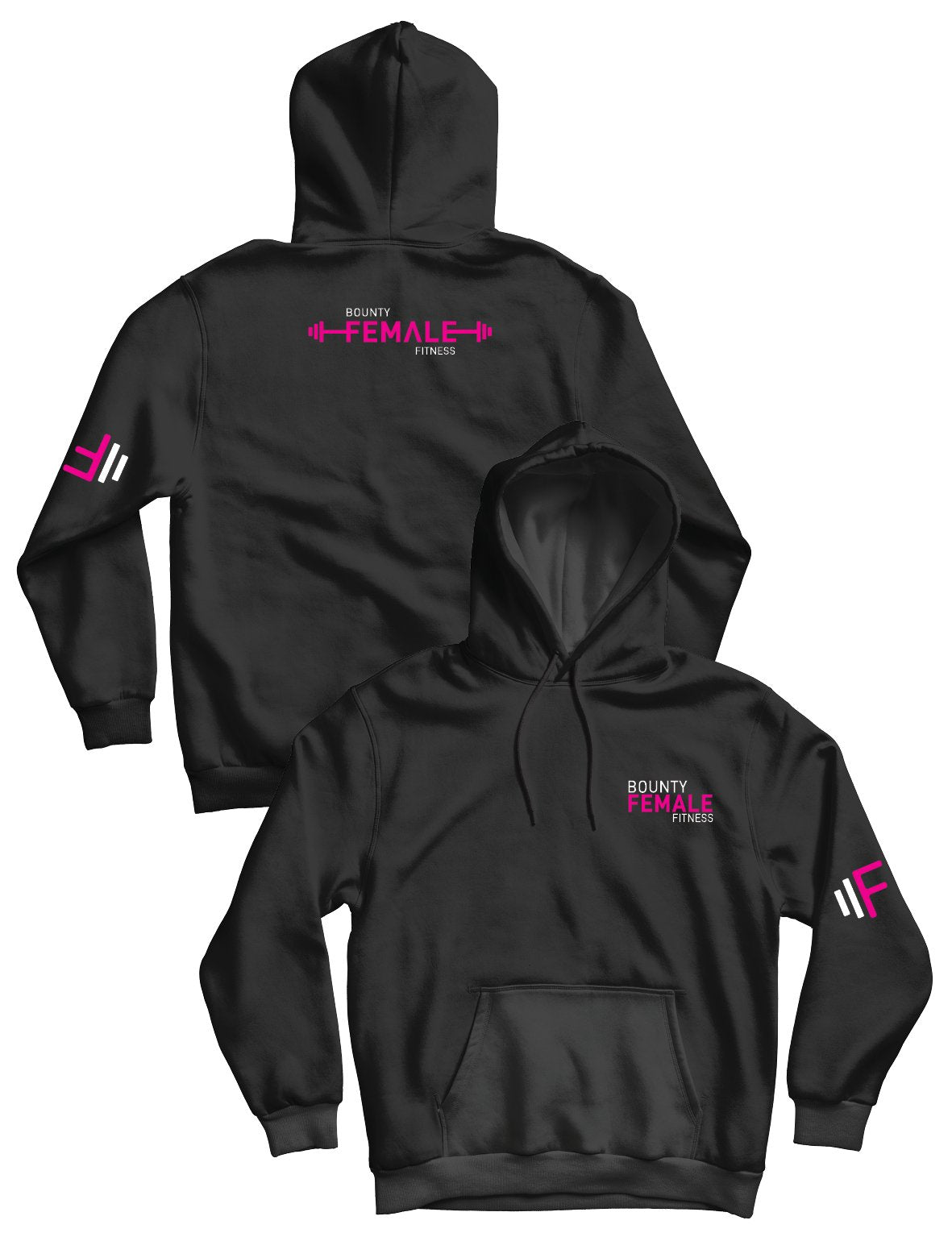 Unisex Boston Hoodie - Pink - BFF - AMRAP INDUSTRIES