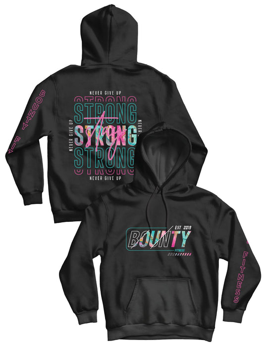 Unisex Boston Hoodie - Pink & Teal - Bounty Fitness - AMRAP INDUSTRIES