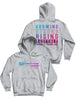 Unisex Grey Melange Hoodie 280g - Custom Name - CrossFit Rising Oak - AMRAP INDUSTRIES