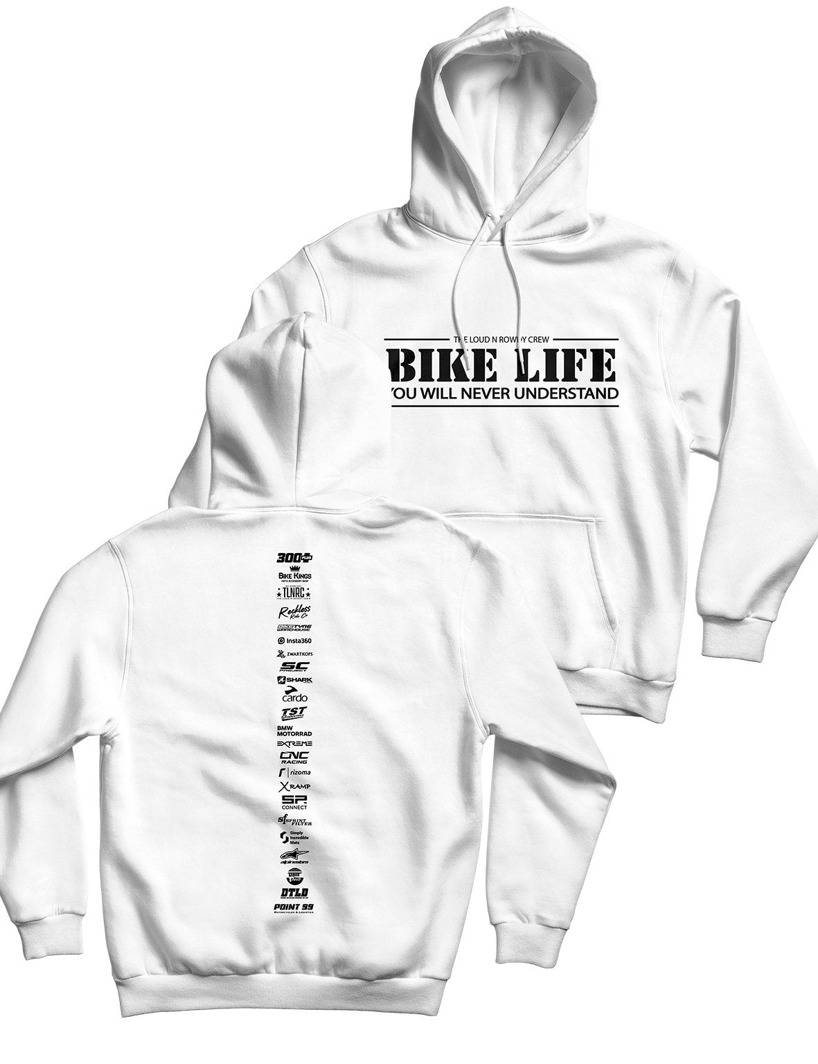 Unisex Hoodie 240g - Backbone - Bike Life - AMRAP INDUSTRIES