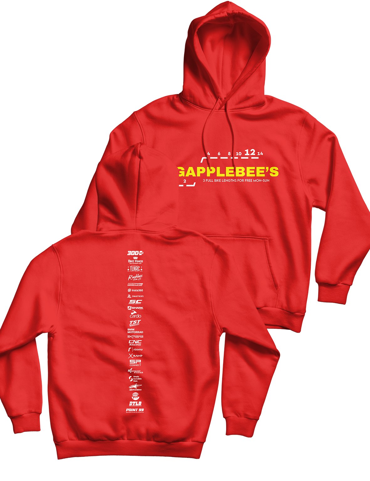 Unisex Hoodie 240g - Backbone - Gapplebee's - AMRAP INDUSTRIES