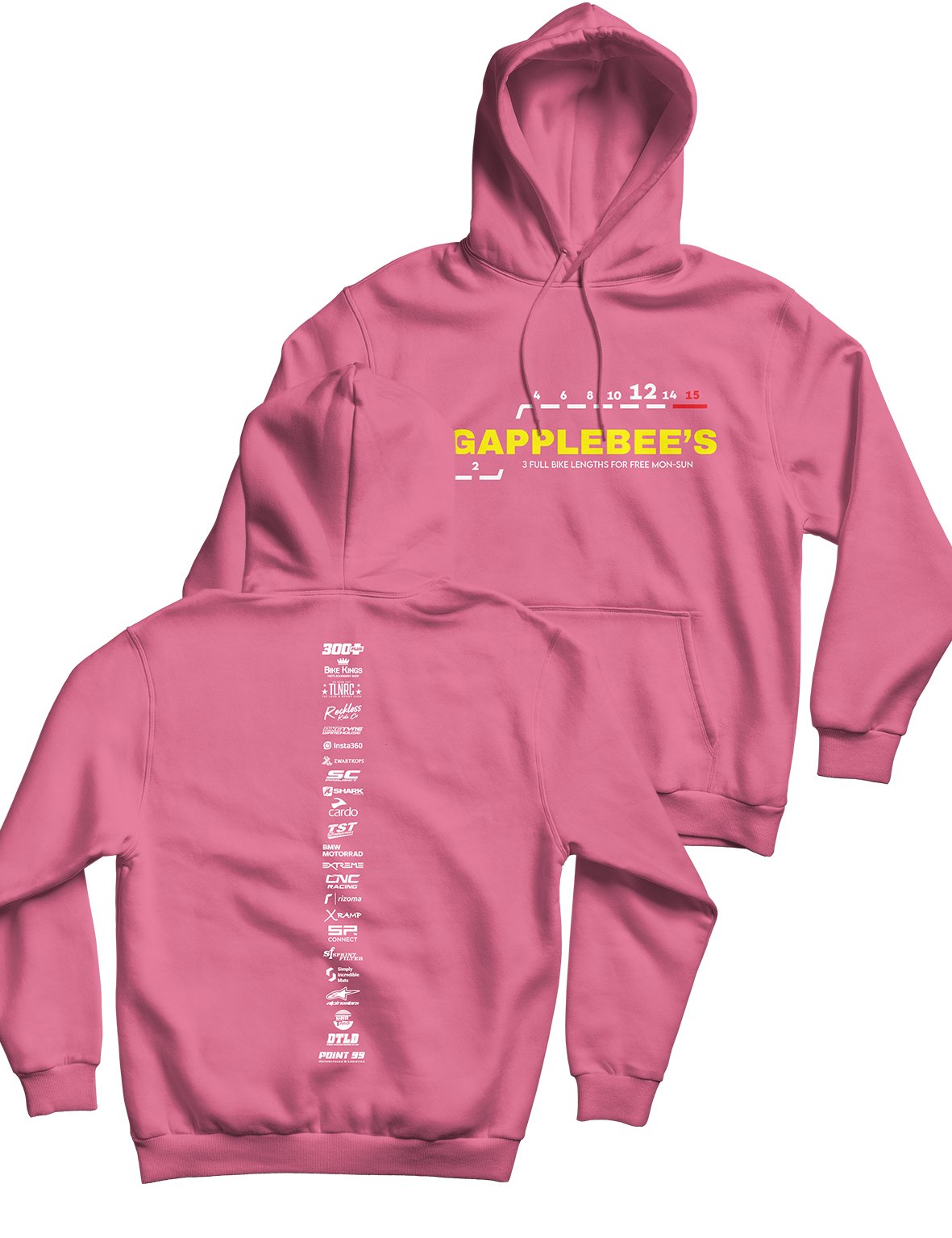 Unisex Hoodie 240g - Backbone - Gapplebee's - AMRAP INDUSTRIES