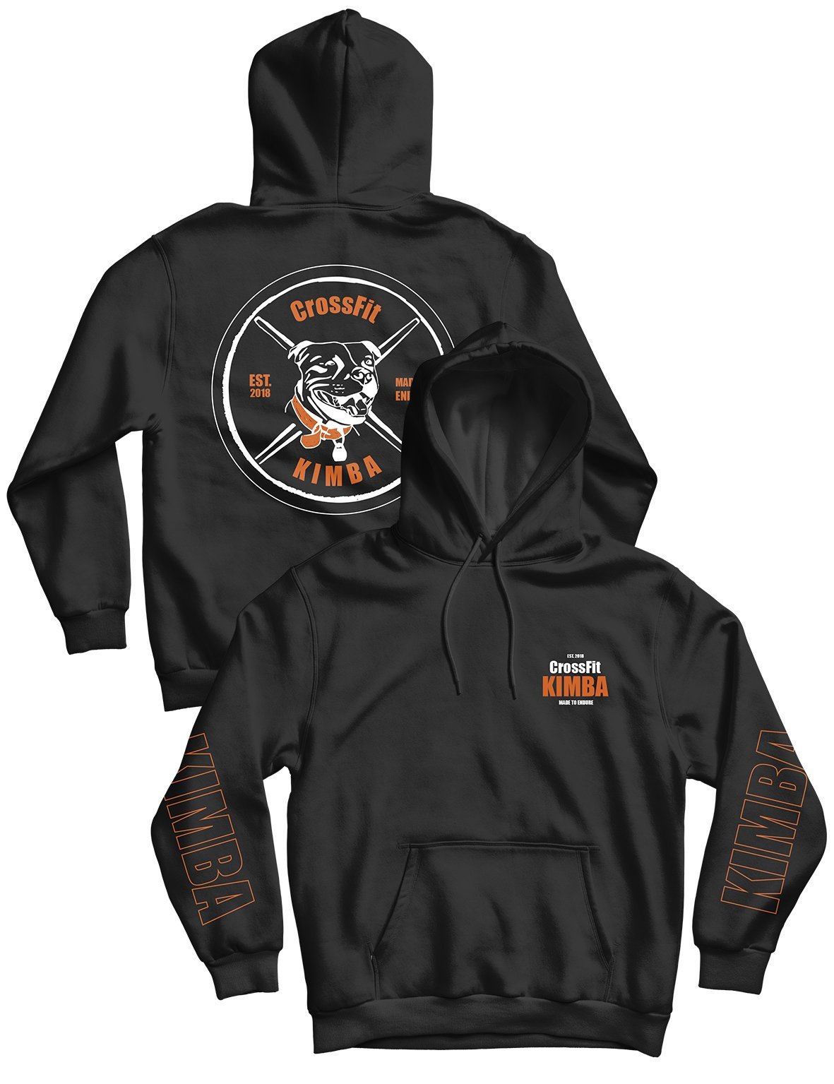 Unisex Hoodie 240g - Flagship - CrossFit Kimba - AMRAP INDUSTRIES