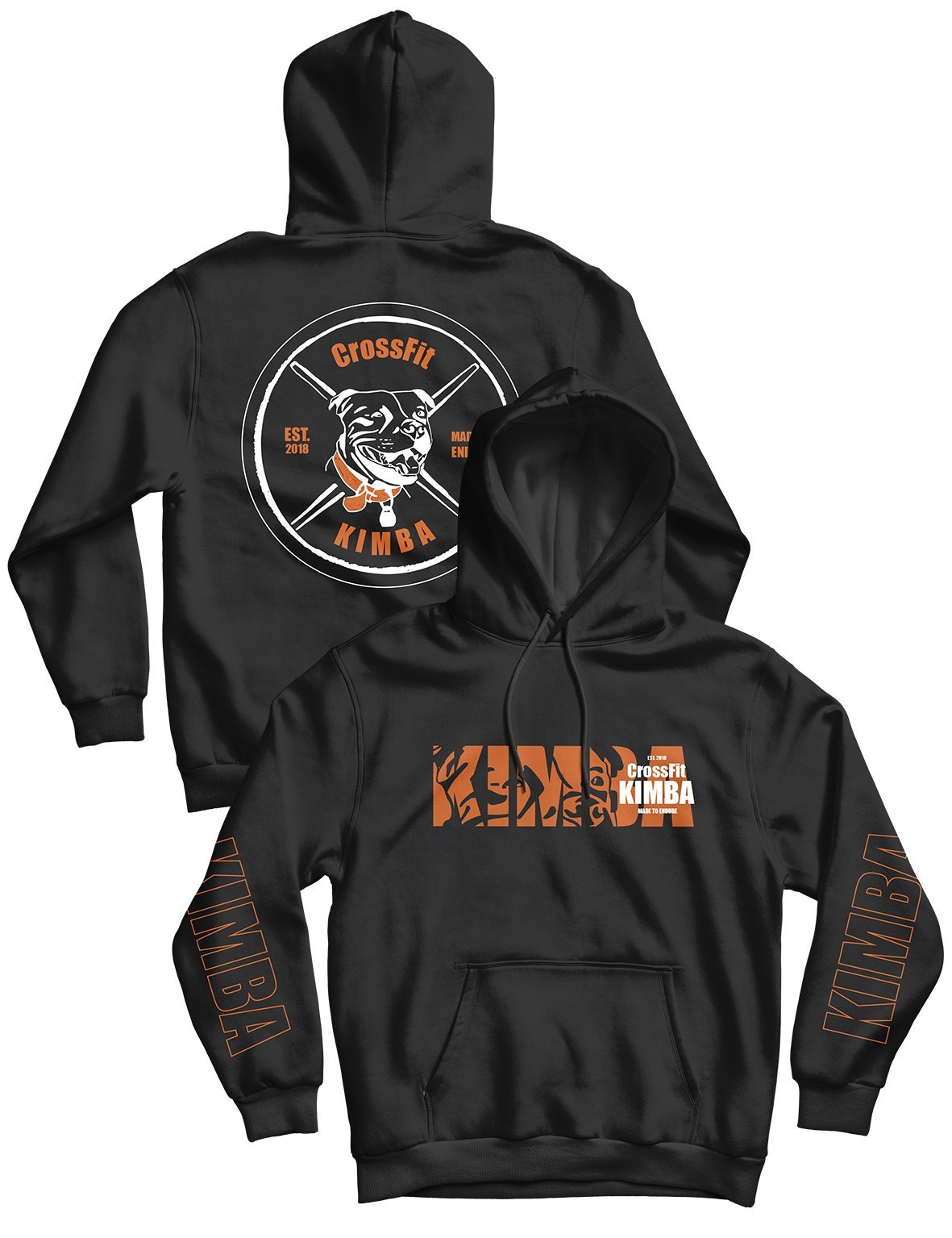 Unisex Hoodie 240g - Kimba - CrossFit Kimba - AMRAP INDUSTRIES