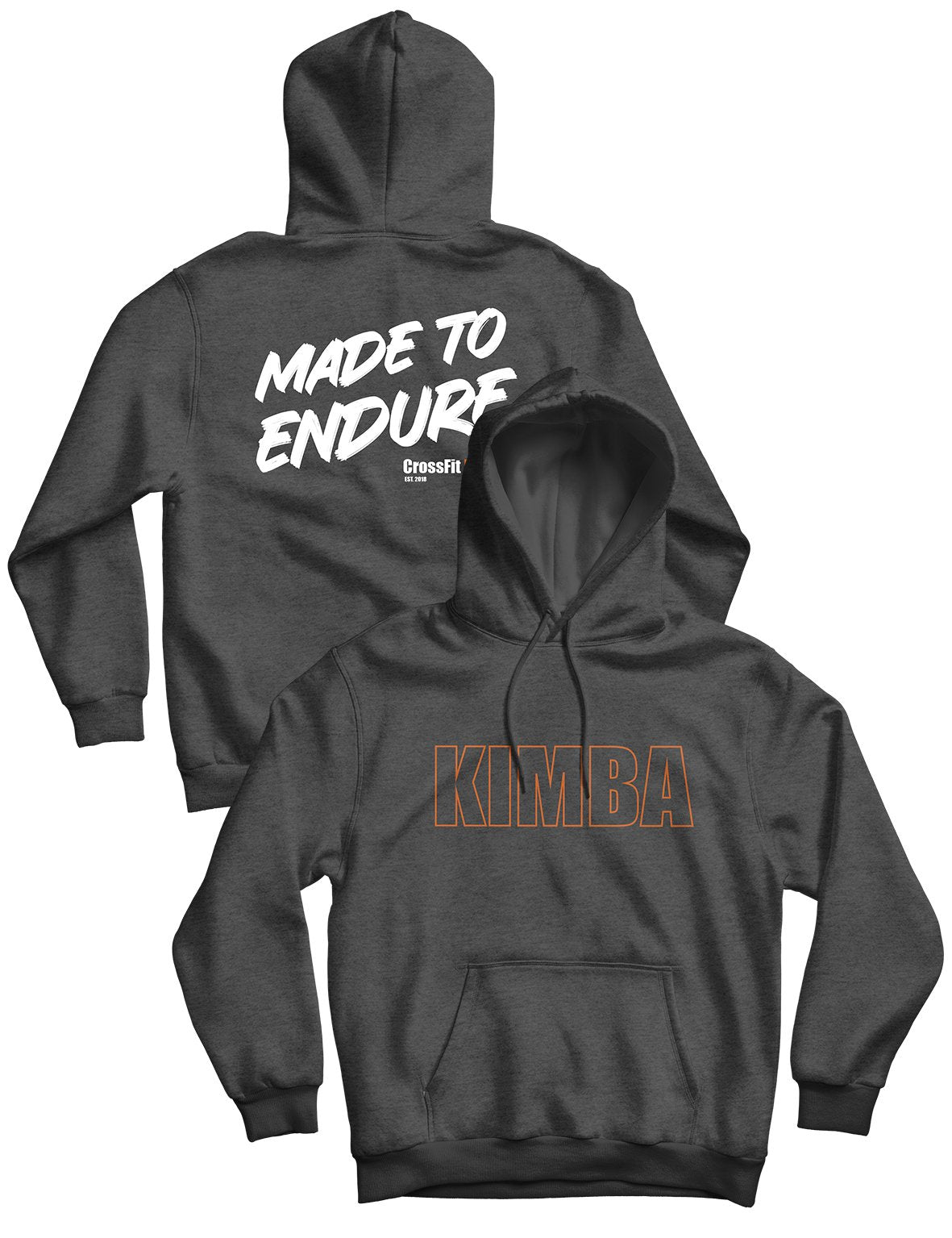 Unisex Hoodie 240g - Made to Endure - CrossFit Kimba - AMRAP INDUSTRIES