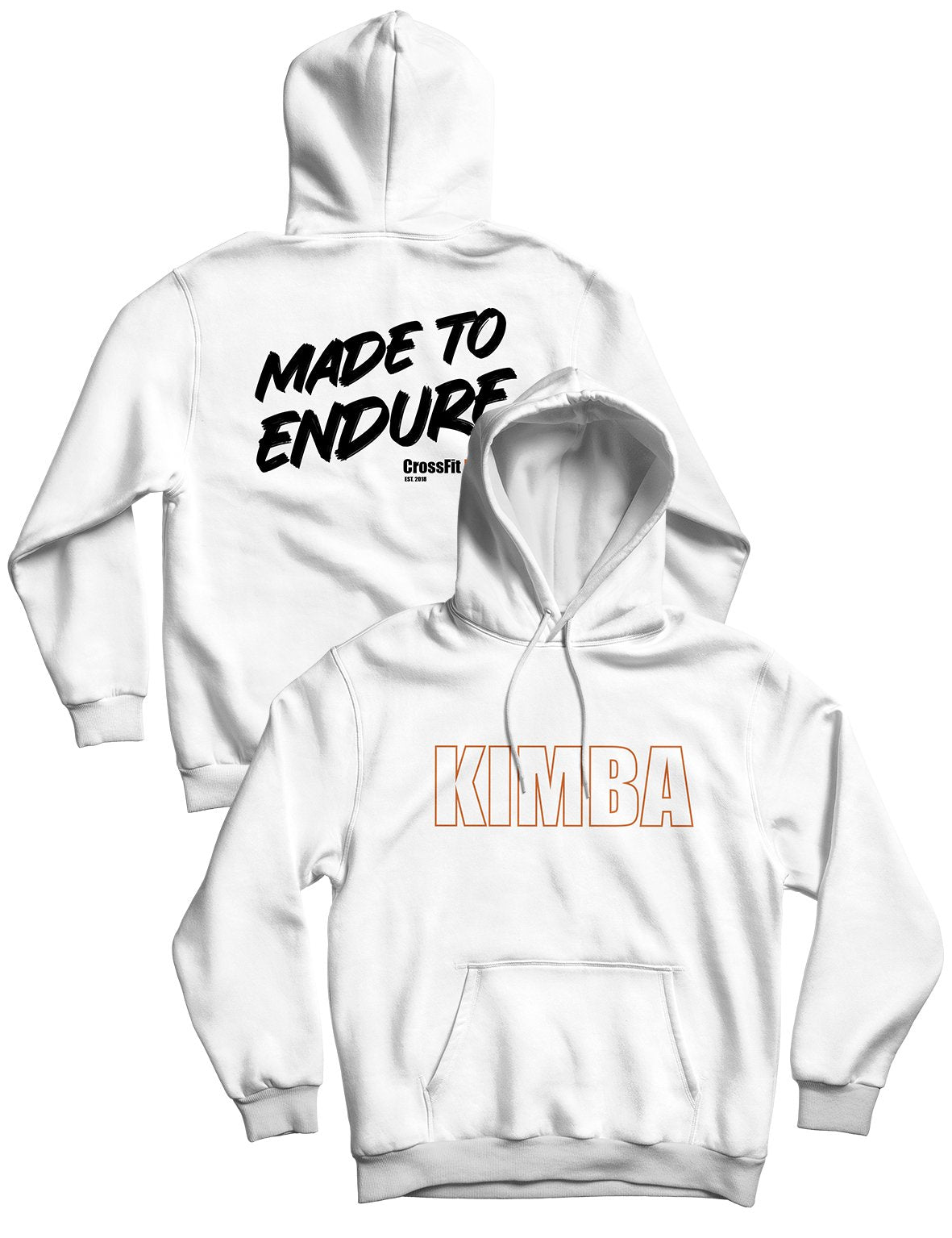 Unisex Hoodie 240g - Made to Endure - CrossFit Kimba - AMRAP INDUSTRIES