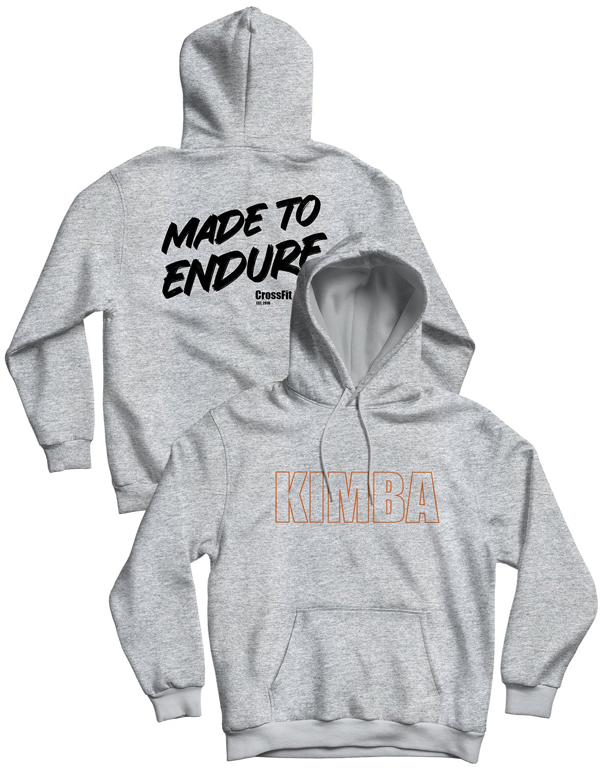 Unisex Hoodie 240g - Made to Endure - CrossFit Kimba - AMRAP INDUSTRIES