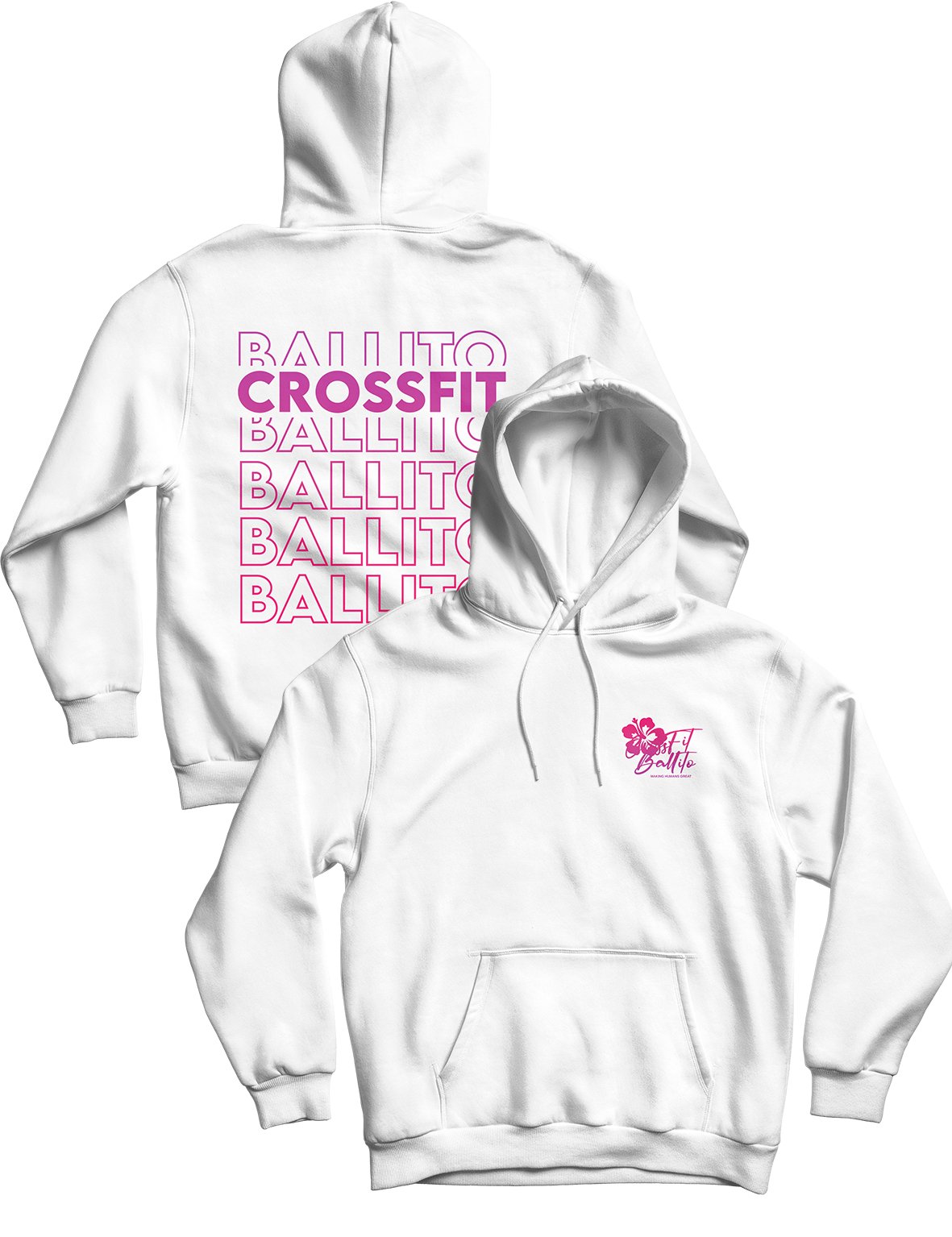 Unisex Hoodie 240g - Outlined - CrossFit Ballito - AMRAP INDUSTRIES