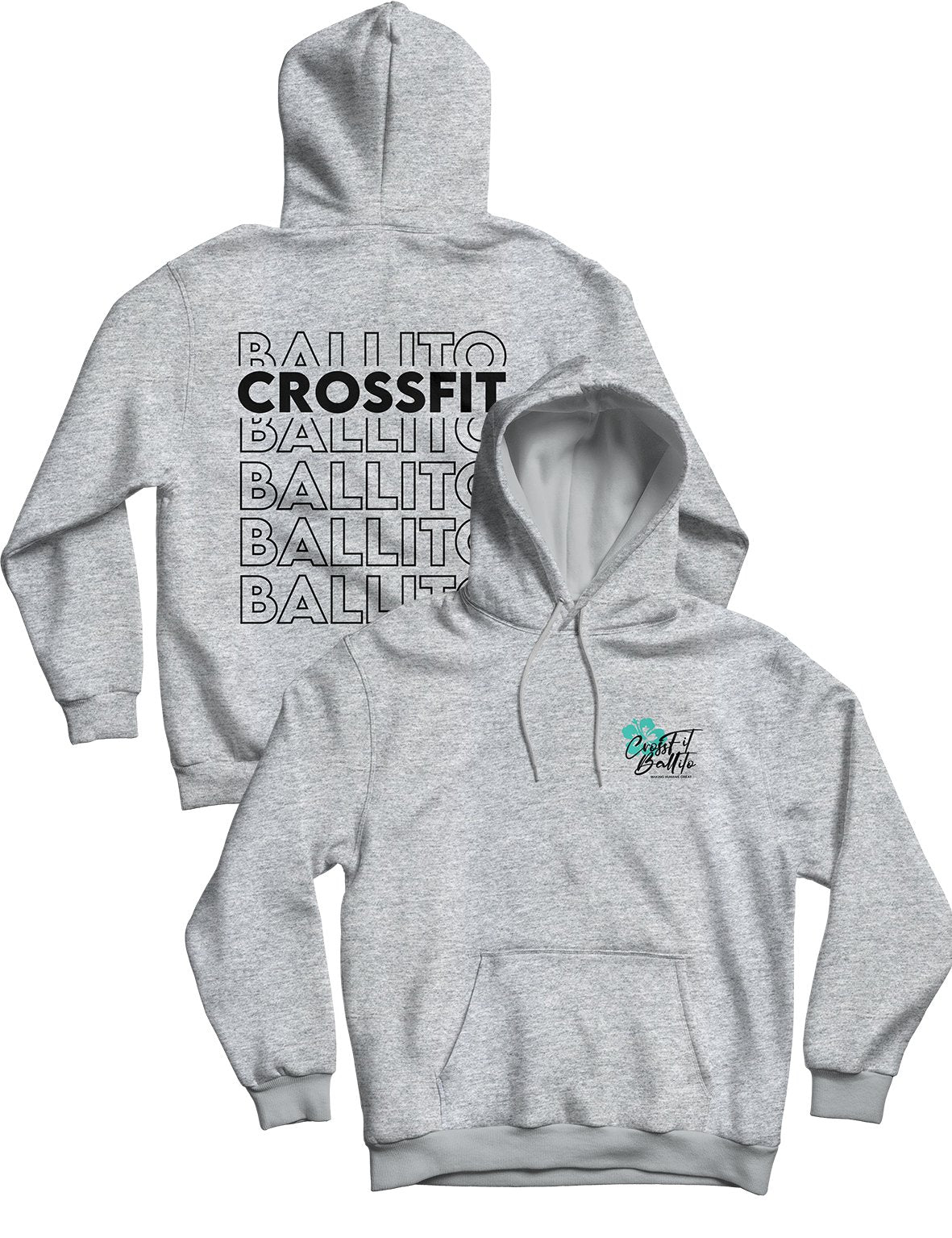 Unisex Hoodie 240g - Outlined - CrossFit Ballito - AMRAP INDUSTRIES