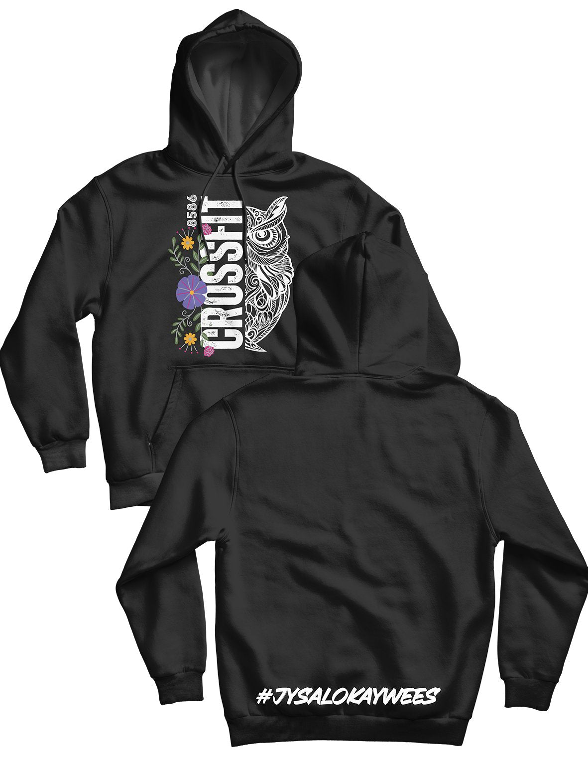 Unisex Hoodie 240g - Owl F - CrossFit 8586 - AMRAP INDUSTRIES