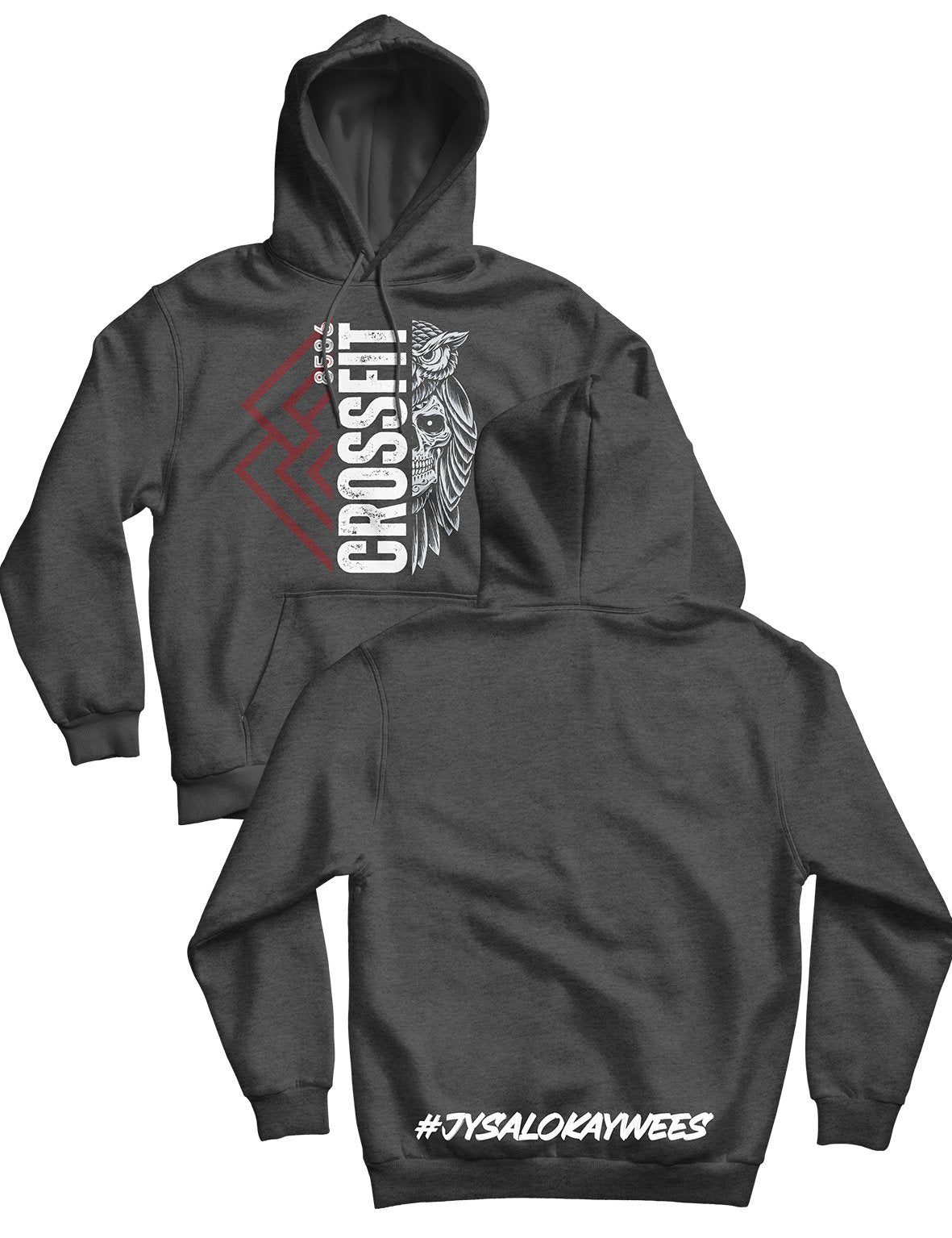 Unisex Hoodie 240g - Owl M - CrossFit 8586 - AMRAP INDUSTRIES