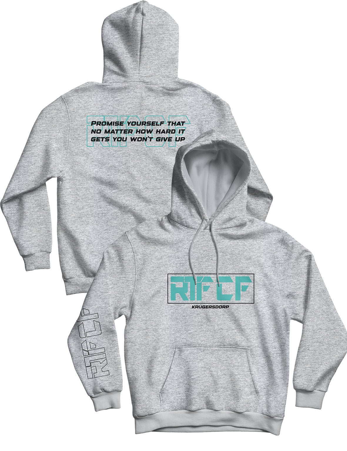 Unisex Hoodie 240g - Quote - RTF Krugersdorp - AMRAP INDUSTRIES