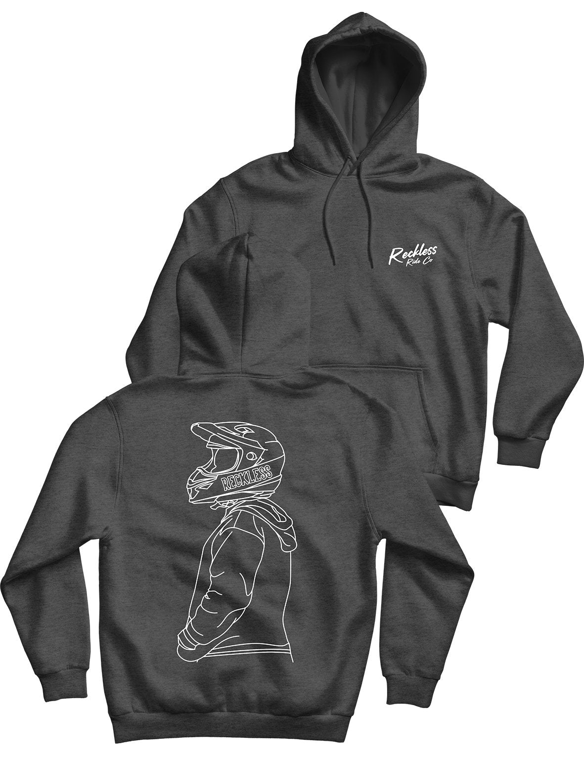 Unisex Hoodie 240g - Reckless Rider - Reckless Ride Co - AMRAP INDUSTRIES