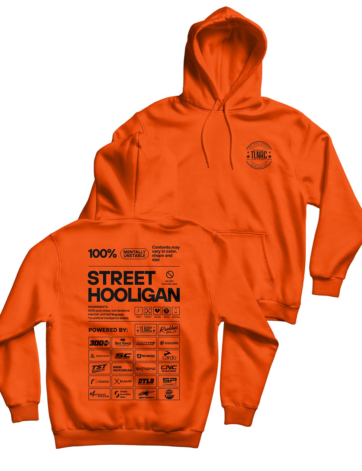 Unisex Hoodie 240g - Street Hooligan - Loud and Rowdy - AMRAP INDUSTRIES