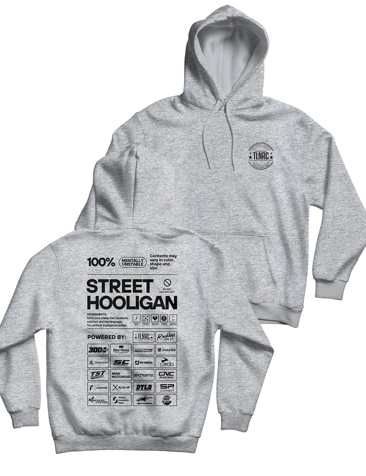 Unisex Hoodie 240g - Street Hooligan - Loud and Rowdy - AMRAP INDUSTRIES