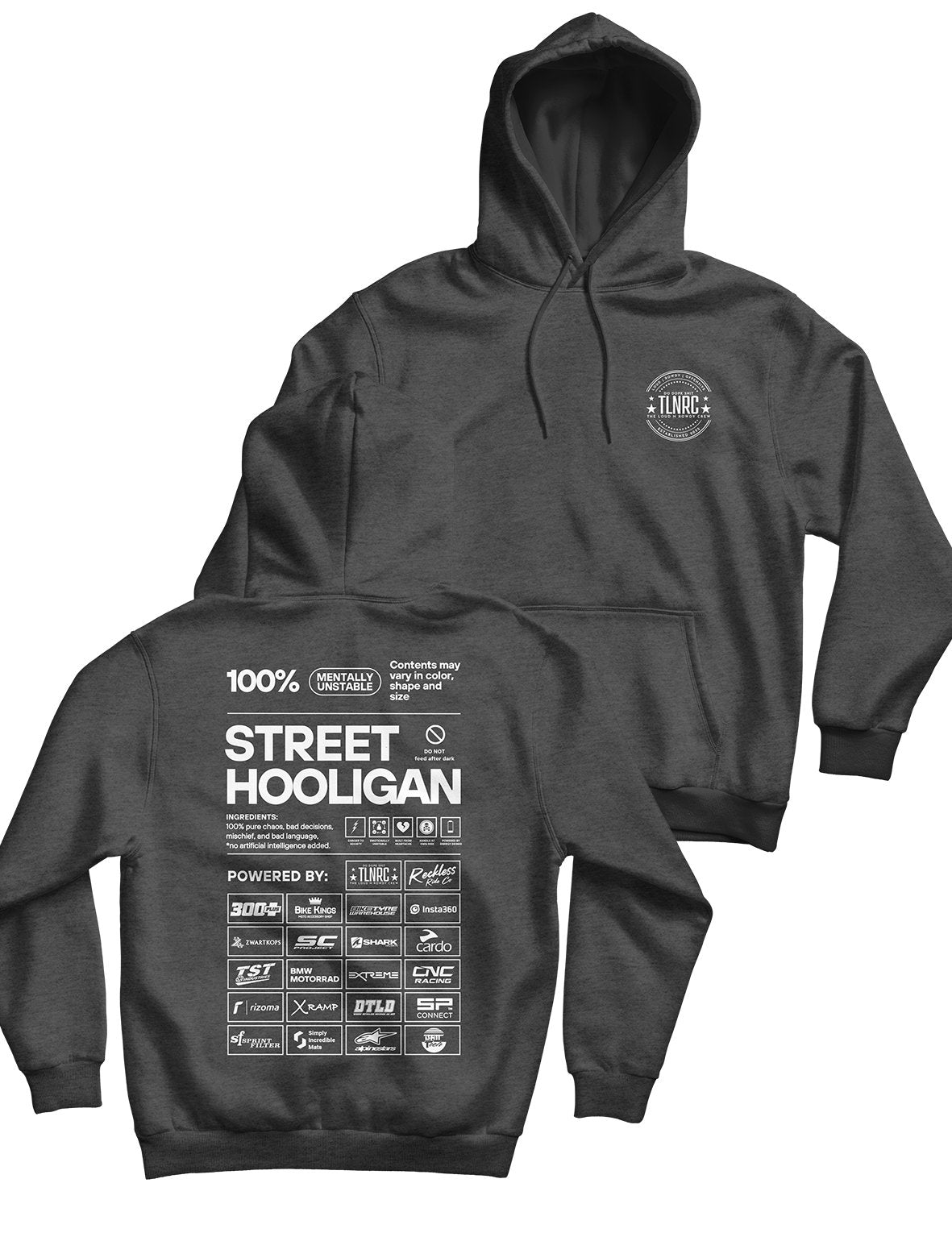 Unisex Hoodie 240g - Street Hooligan - Loud and Rowdy - AMRAP INDUSTRIES