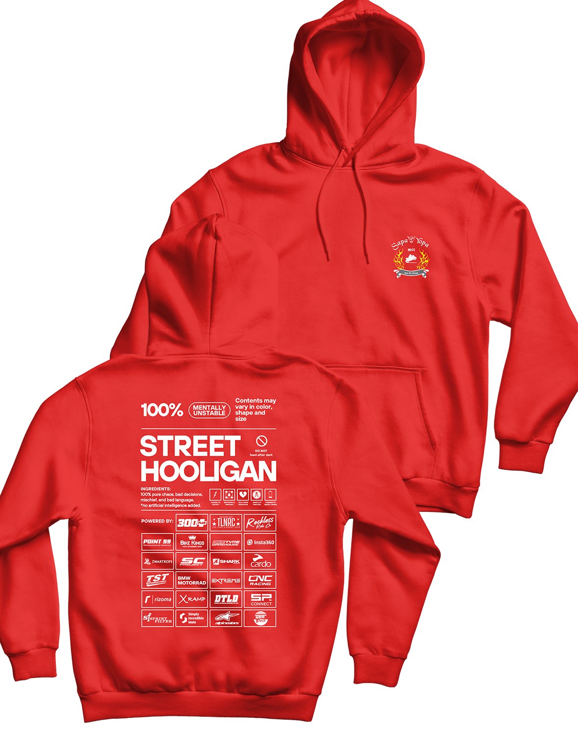 Unisex Hoodie 240g - Street Hooligan - Sapa Yopa - AMRAP INDUSTRIES