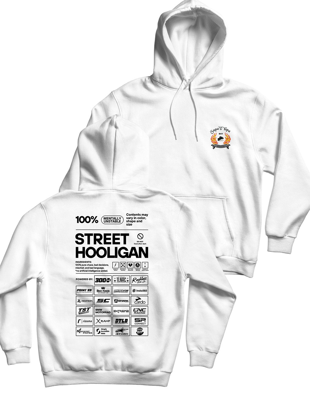 Unisex Hoodie 240g - Street Hooligan - Sapa Yopa - AMRAP INDUSTRIES