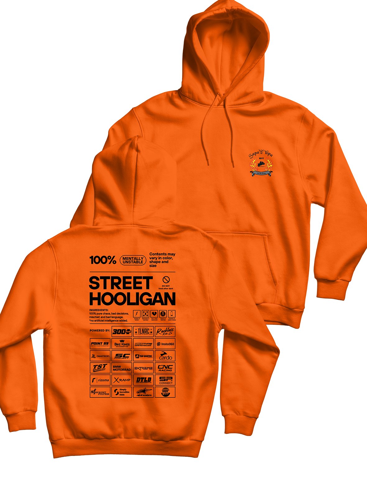 Unisex Hoodie 240g - Street Hooligan - Sapa Yopa - AMRAP INDUSTRIES