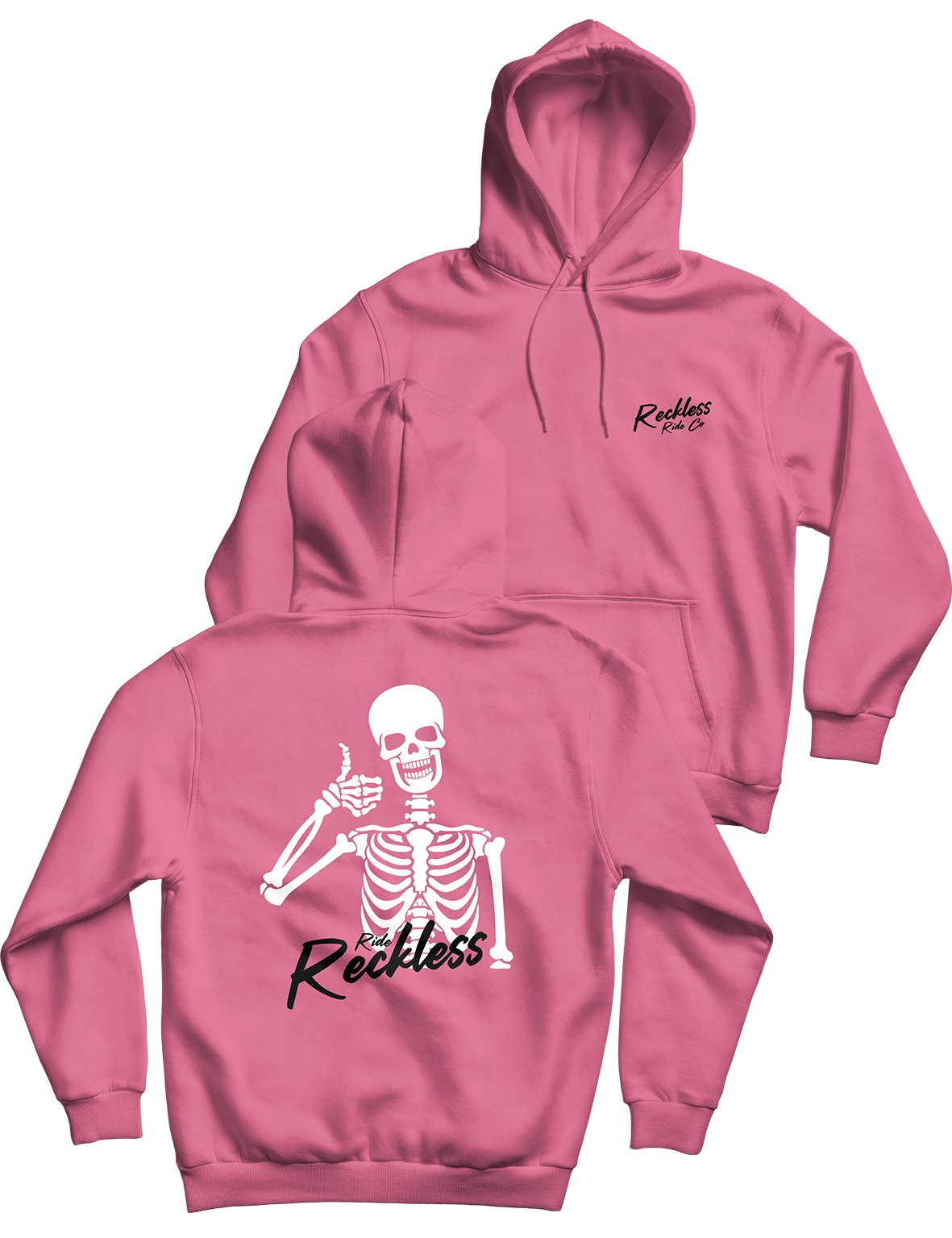 Unisex Hoodie 240g - Thumbs Up - Reckless Ride Co - AMRAP INDUSTRIES