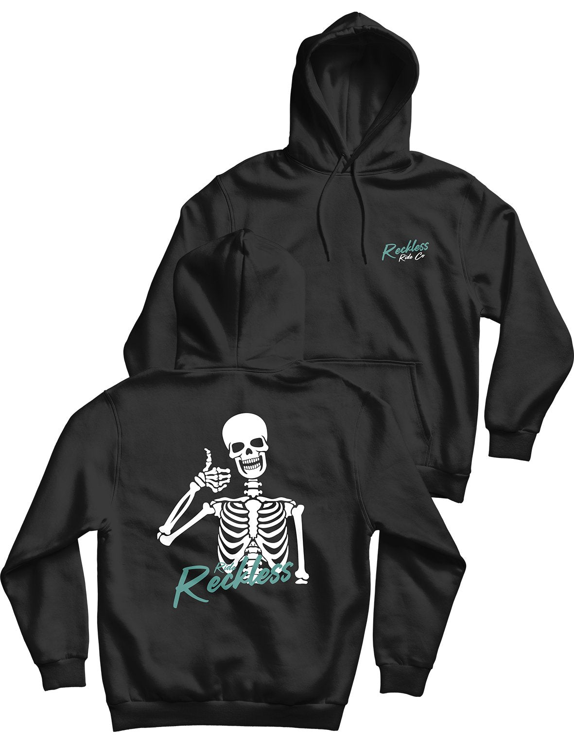 Unisex Hoodie 240g - Thumbs Up - Reckless Ride Co - AMRAP INDUSTRIES