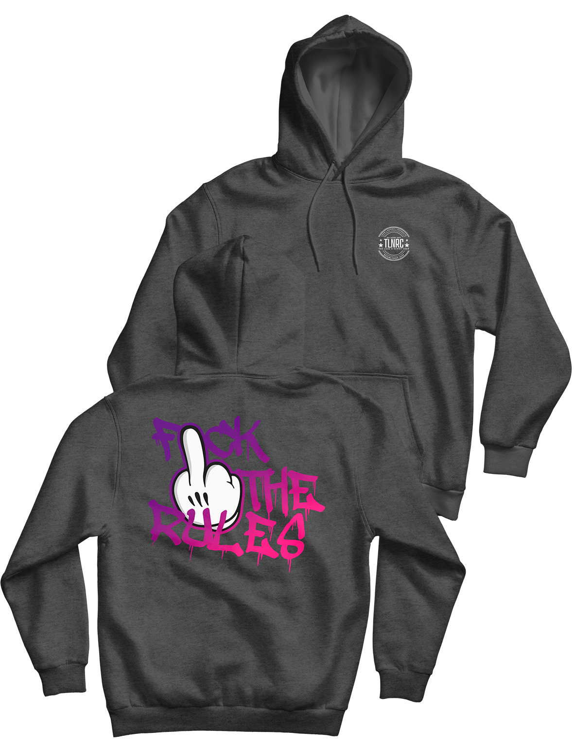 Unisex Hoodie 280g - F the Rules - Loud and Rowdy - AMRAP