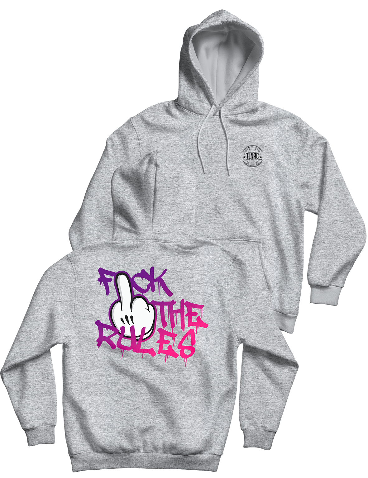 Unisex Hoodie 280g - F the Rules - Loud and Rowdy - AMRAP