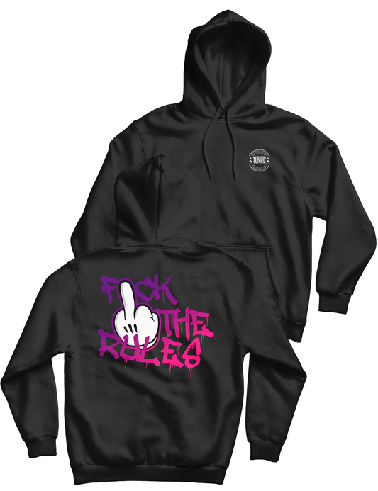 Unisex Hoodie 280g - F the Rules - Loud and Rowdy - AMRAP