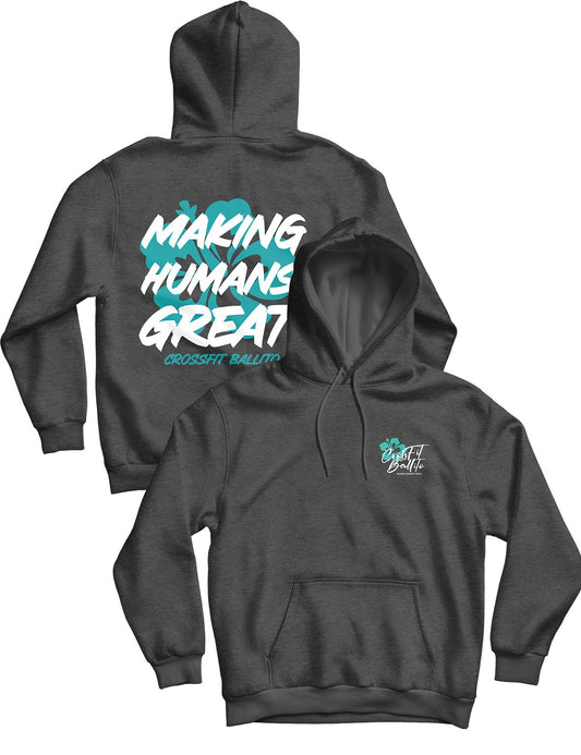 Unisex Hoodie 280g - Making Humans Great - CrossFit Ballito - AMRAP INDUSTRIES