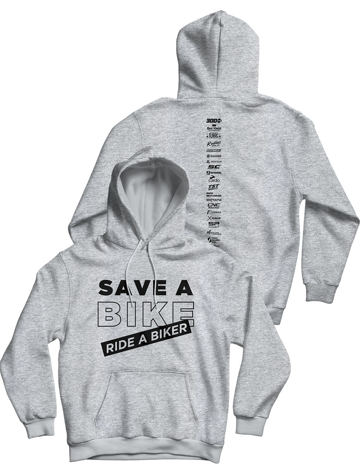 Unisex Hoodie 280g - Save a Bike - Loud and Rowdy - AMRAP