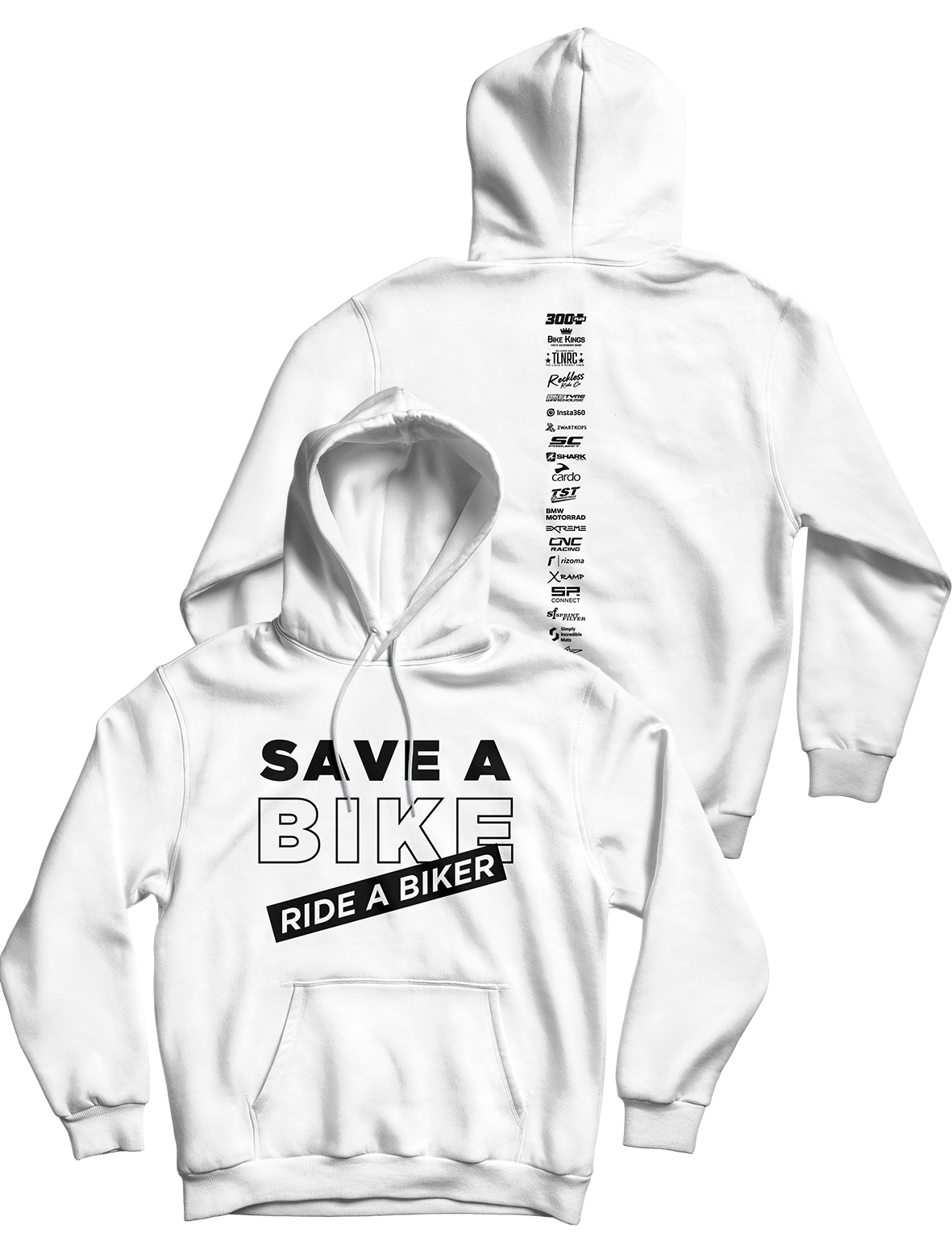 Unisex Hoodie 280g - Save a Bike - Loud and Rowdy - AMRAP