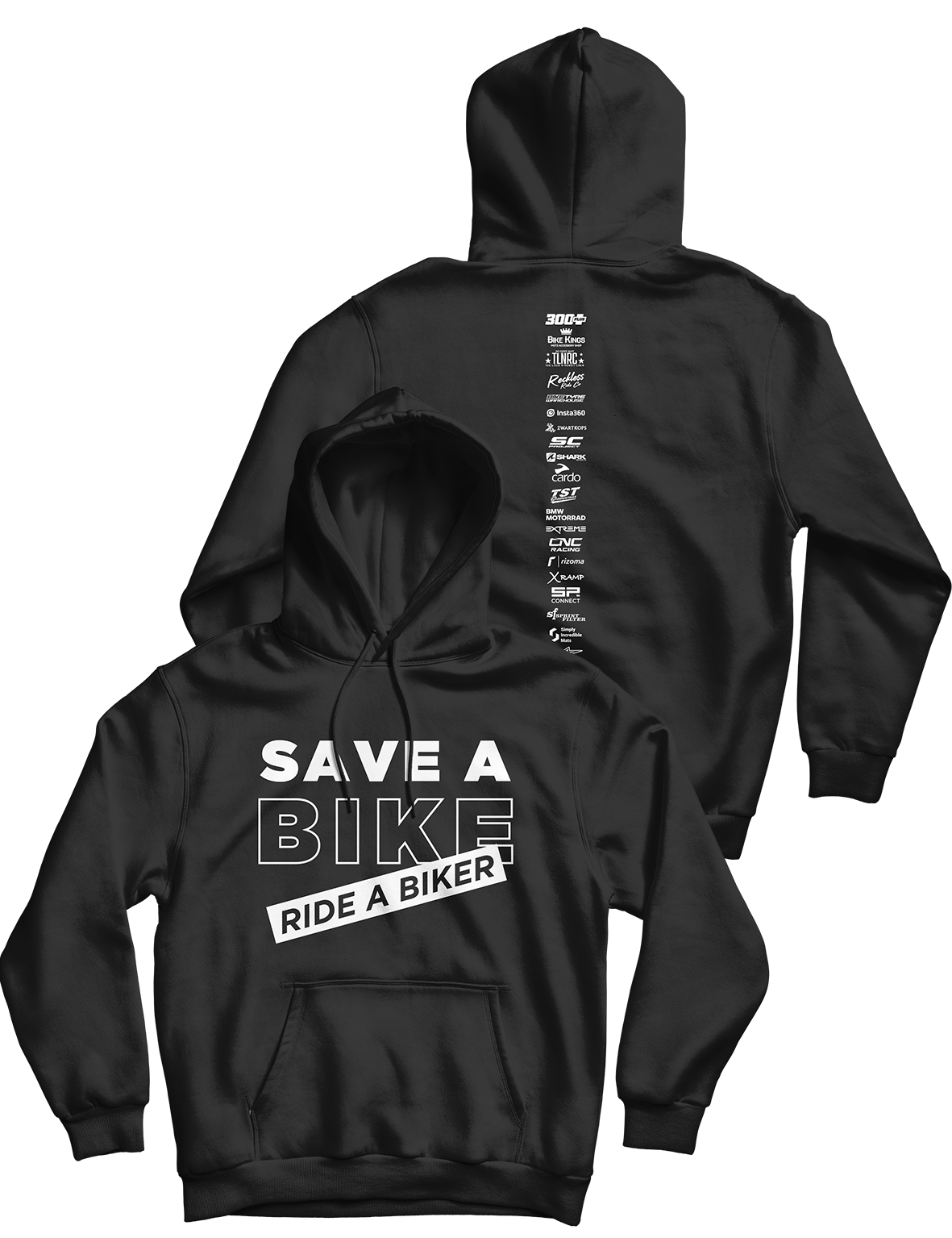 Unisex Hoodie 280g - Save a Bike - Loud and Rowdy - AMRAP